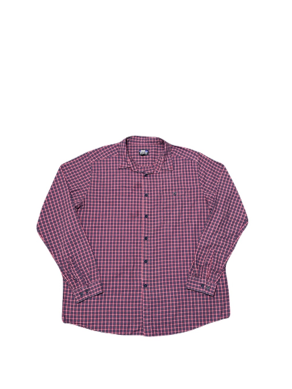 Patagonia Casual Button Down Shirt Fjord Flannel Outdoor Plaid Mens 2XL